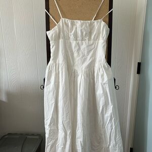 Peppermayo White Strapless Summer Dress